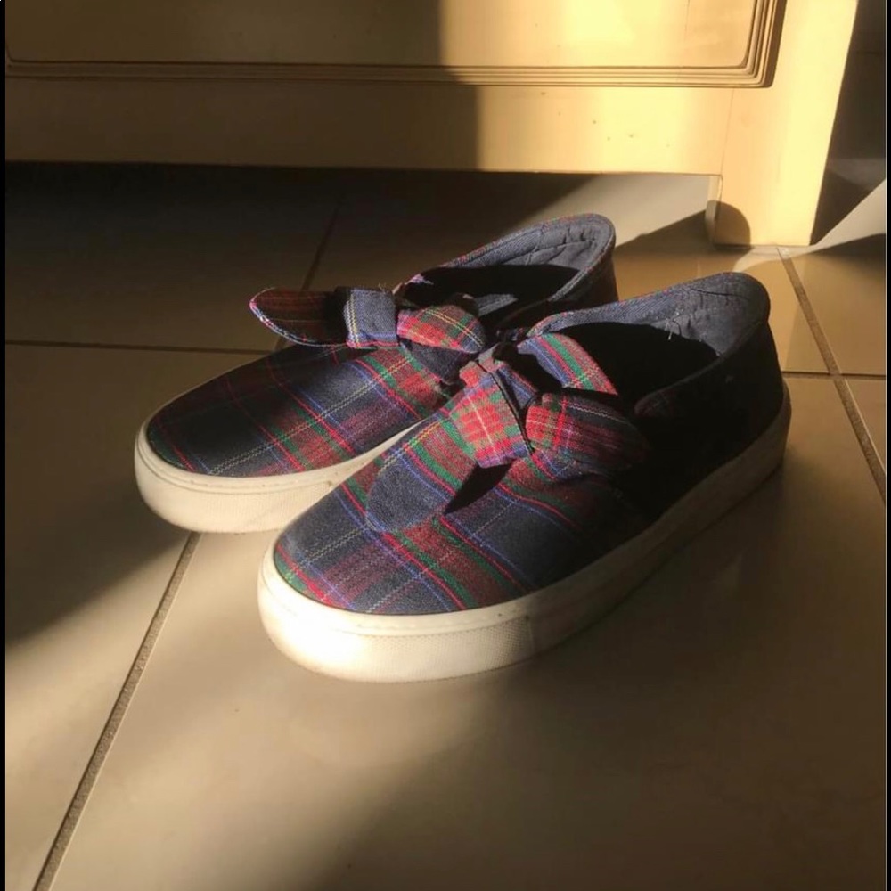 Plaid Zara shoes